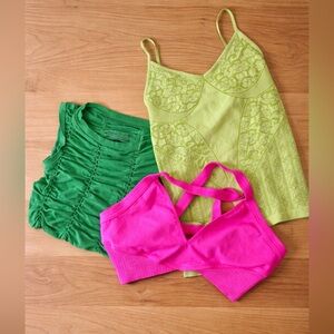 Free People Movement 3 Bralette and Tank Bundle XS